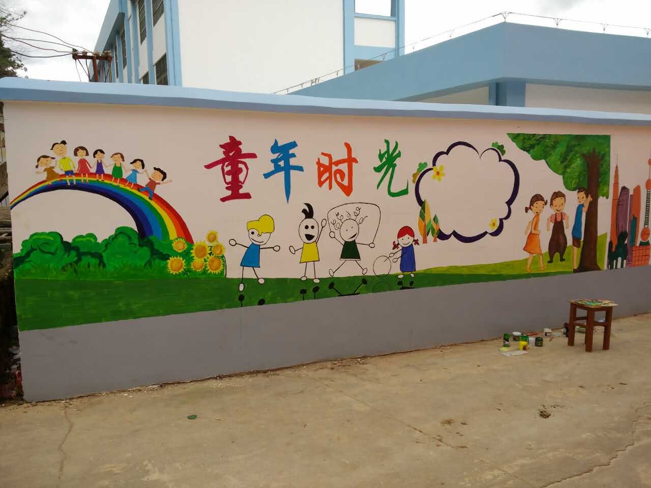 校園繪畫(huà)，室內(nèi)裝飾畫(huà)